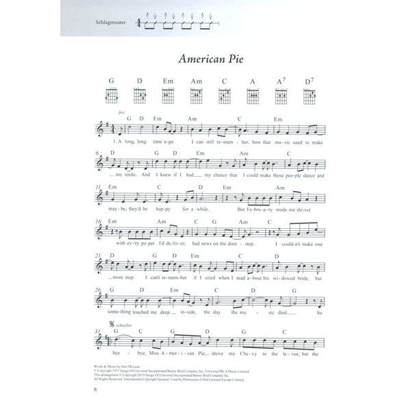 Schott Rock & Pop Fetenbuch Gitarre 1