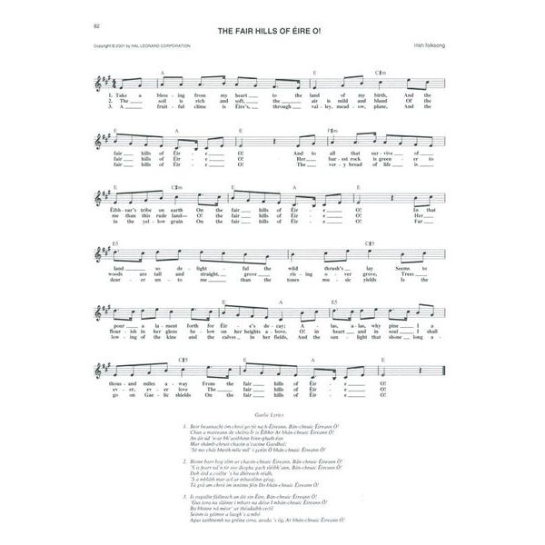 Hal Leonard Celtic Fake Book