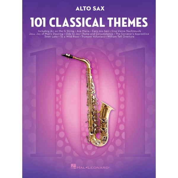 Hal Leonard 101 Classical Themes Alto Sax