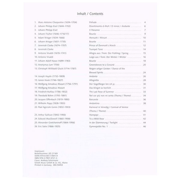 Schott Klassik für Kinder Flute