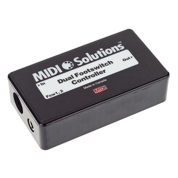 MIDI Solutions Dual Footswitch Controller