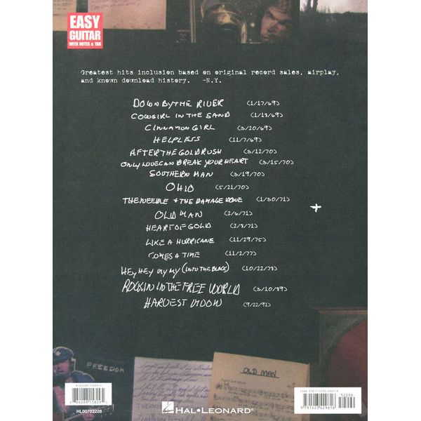 Hal Leonard Neil Young Greatest Hits
