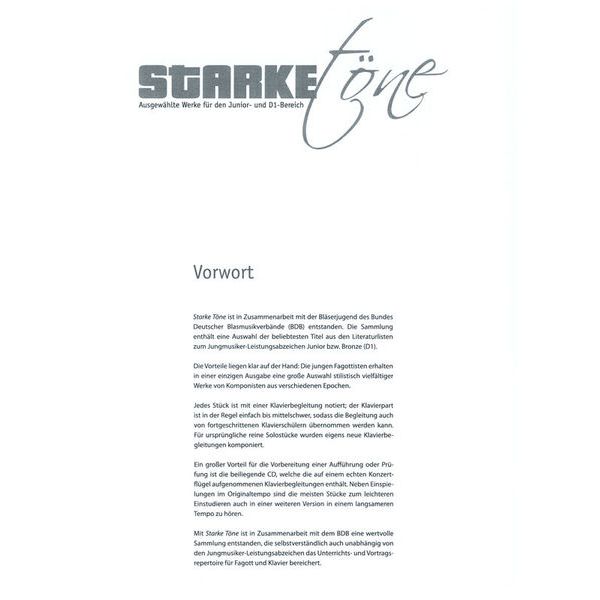 De Haske Starke Töne Bassoon