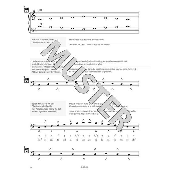 Doblinger Musikverlag Orgelschule mit Hand und Fu 1