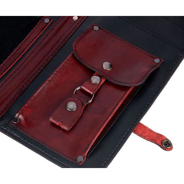 Zultan Leather Stick Bag Red