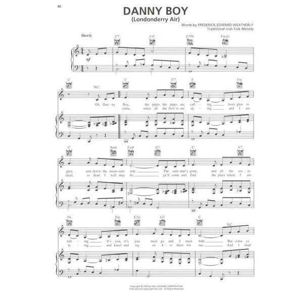 Hal Leonard Irish Ballads