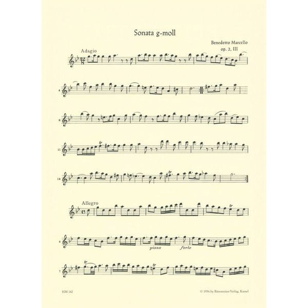 Brenreiter Marcello Sonaten 2