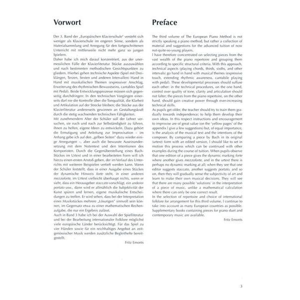 Schott Europische Klavierschule 3