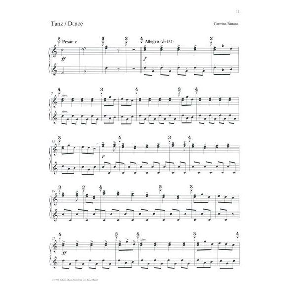 Schott Orff-Klavierbuch vierhndig