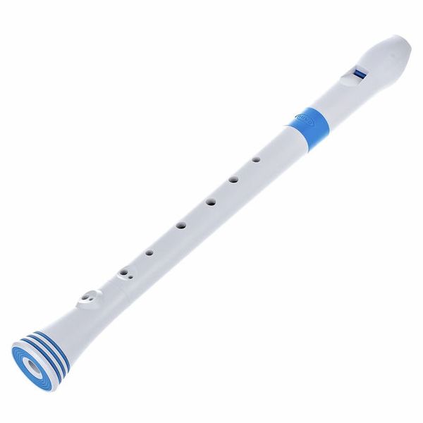 Nuvo Soprano Recorder White-Blue