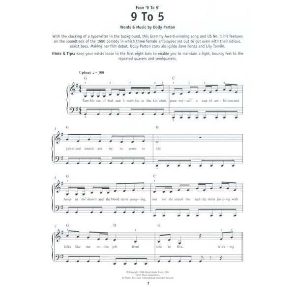 Wise Publications Really Easy Piano 50 Fabulous