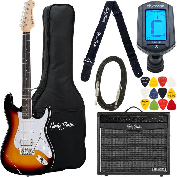 Harley Benton ST-20HSS SB Standard Se Set