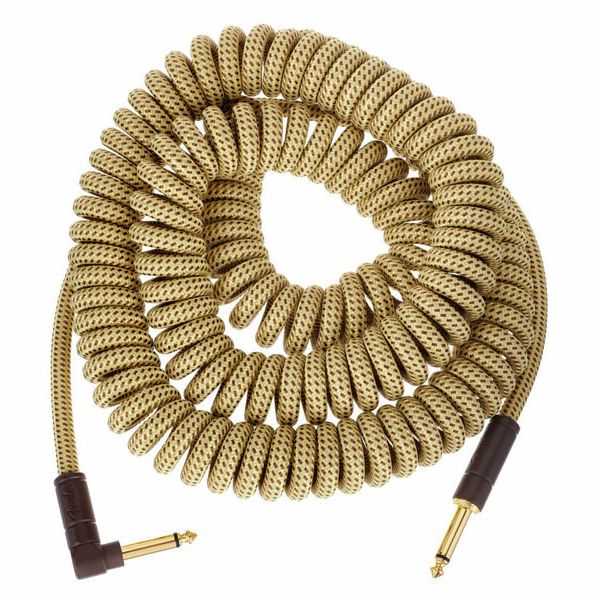Fender Deluxe Coil Cable 9m YW Tweed