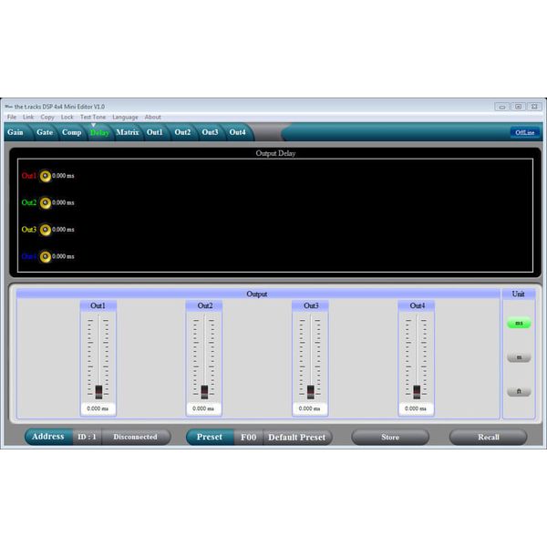 the t.racks DSP 4x4 Mini