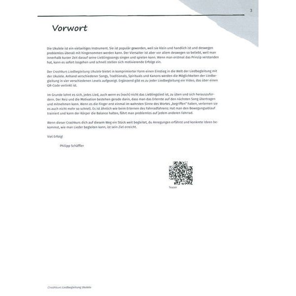 Schott Crashkurs Liedbegleitung Uku