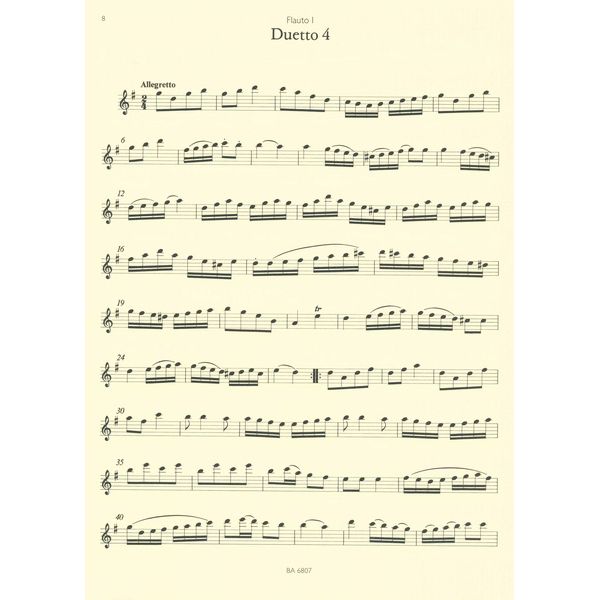 Brenreiter Devienne Flötenduette op. 75/2