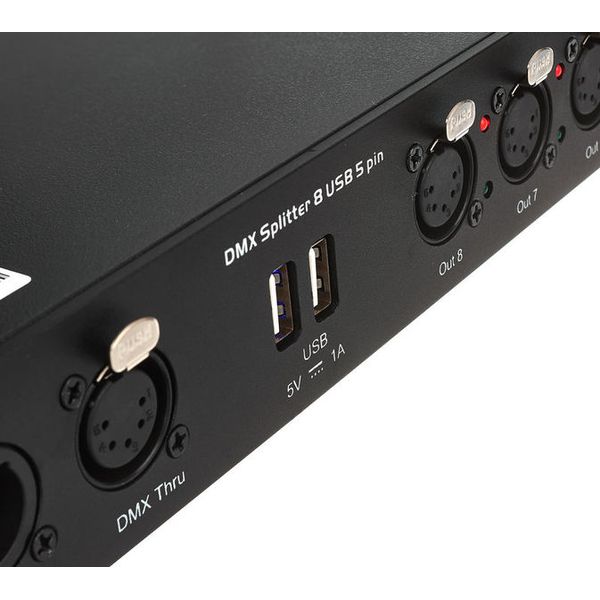 Stairville DMX Splitter 8 USB 5 pin