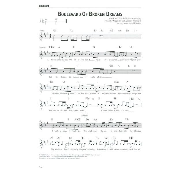 Schott Rock & Pop Gitarren-Songbook