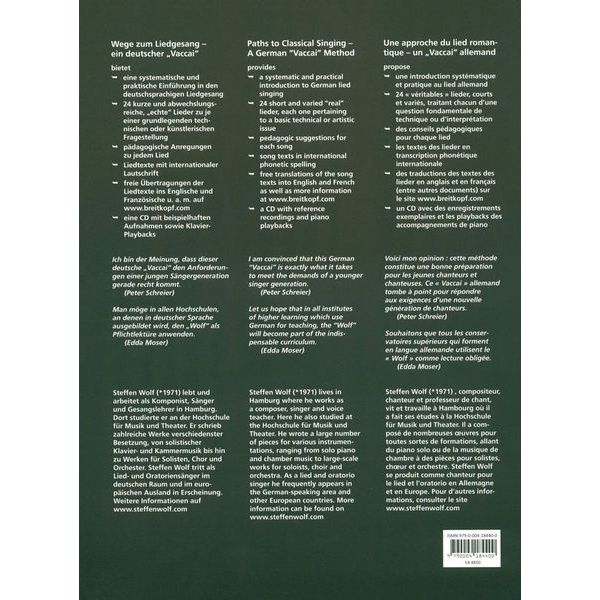 Breitkopf & Hrtel Wege zum Liedgesang Tief