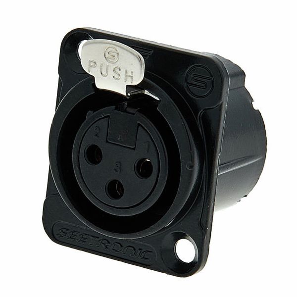 Seetronic MK3F2C-BG 3pin XLR black