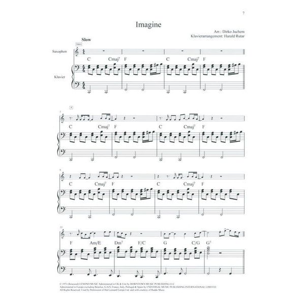 Schott Rock Ballads Tenor Saxophone