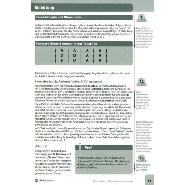 Alfred Music Publishing Garantiert Bluesgitarre lernen