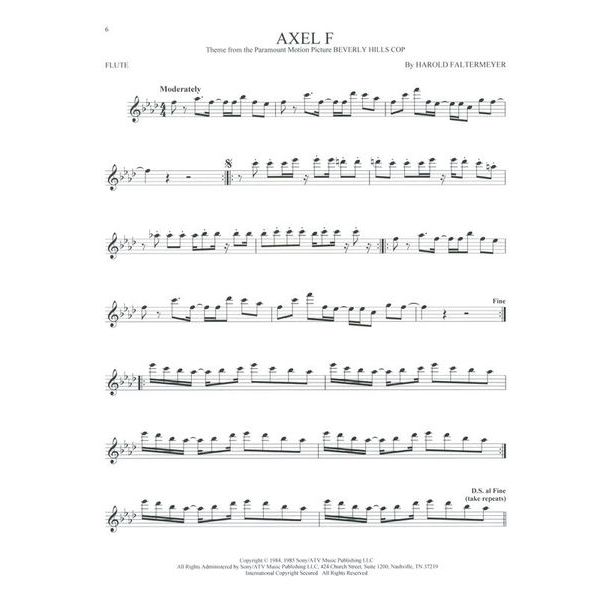 Hal Leonard 101 Movie Hits For Flute