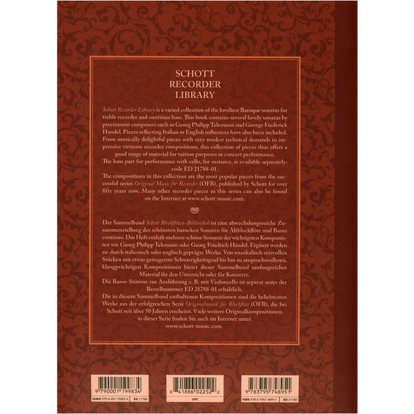 Schott Recorder Library