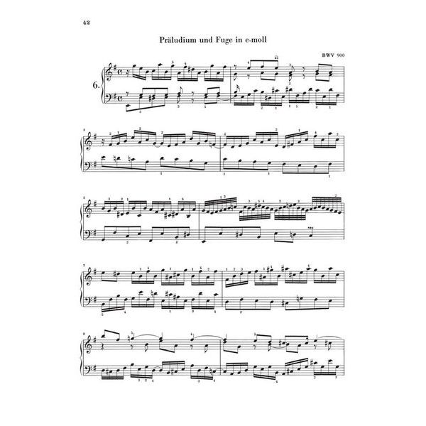 Henle Verlag Bach Prludien & Fughetten