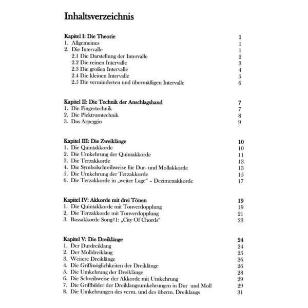 Basshaus Verlag Akkorde auf dem E-Bass