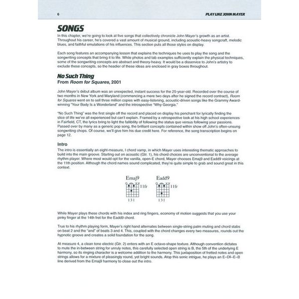 Hal Leonard Play Like John Mayer