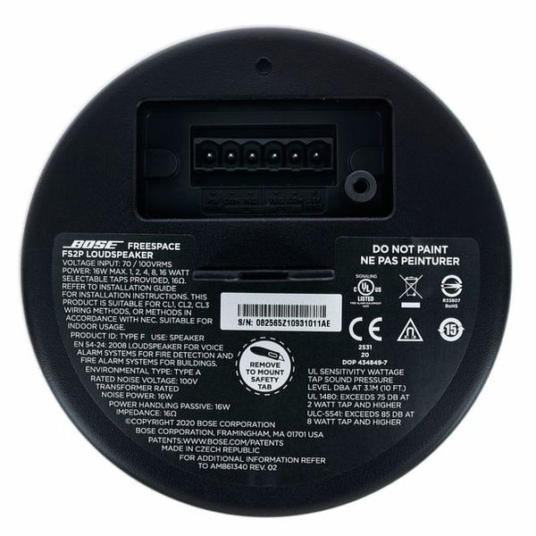 Bose Professional FreeSpace FS2P black