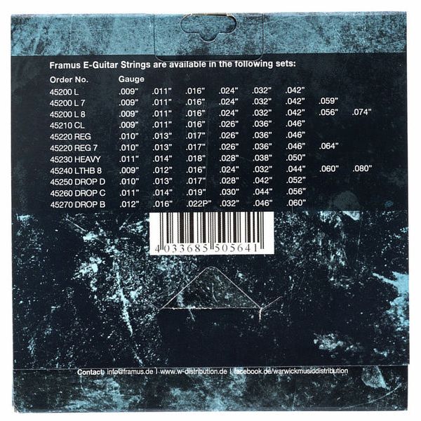 Framus Blue Label Strings Set 10-52