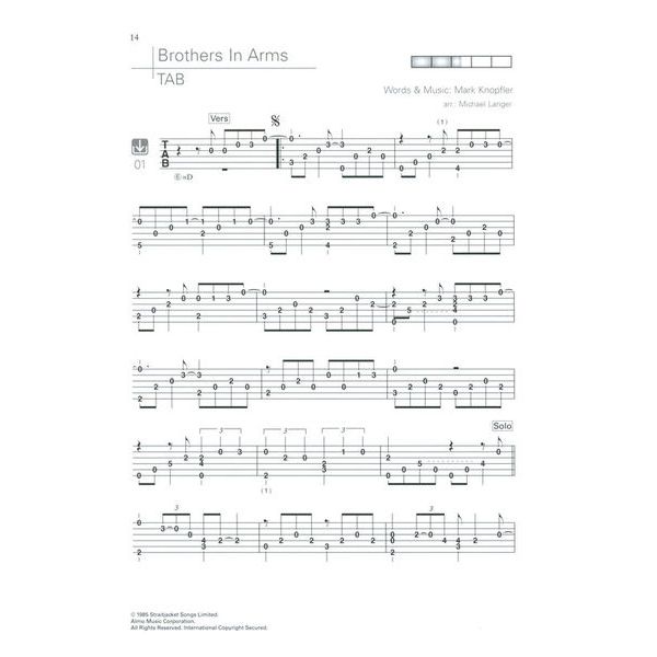 Edition Dux Acoustic Pop Guitar Solos 1