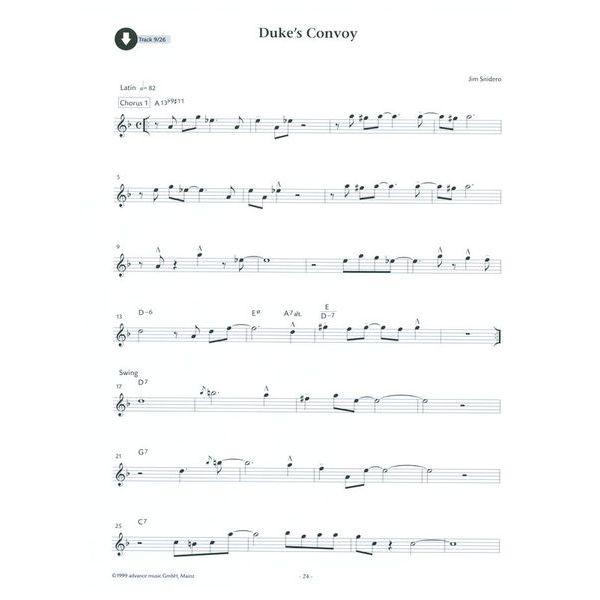 Advance Music Easy Jazz Conception 1 A-Sax