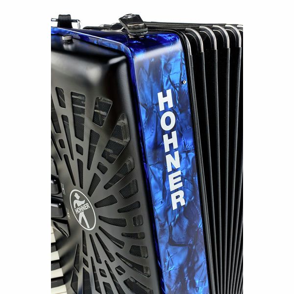 Hohner Bravo II 48 Blue silent key
