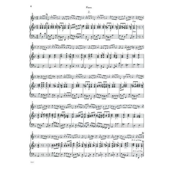 Heinrichshofen Verlag Chédeville Sonate d-moll