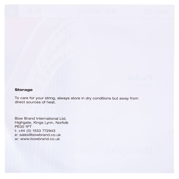 Bow Brand Pedal Artist Nylon 5th B No.32