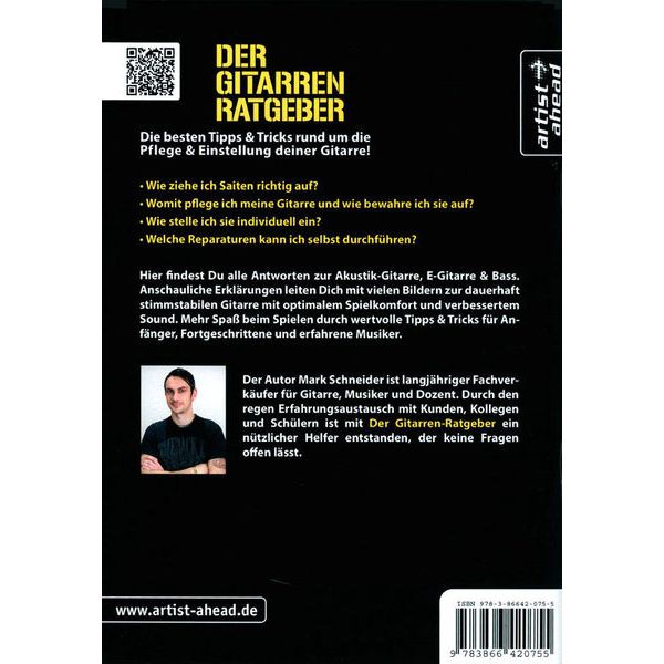 Artist Ahead Musikverlag Der Gitarrenratgeber