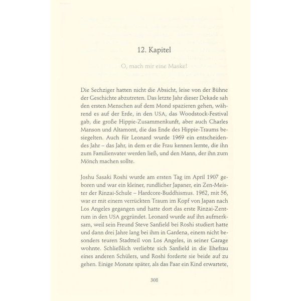 btb Verlag Leonard Cohen I'm Your Man