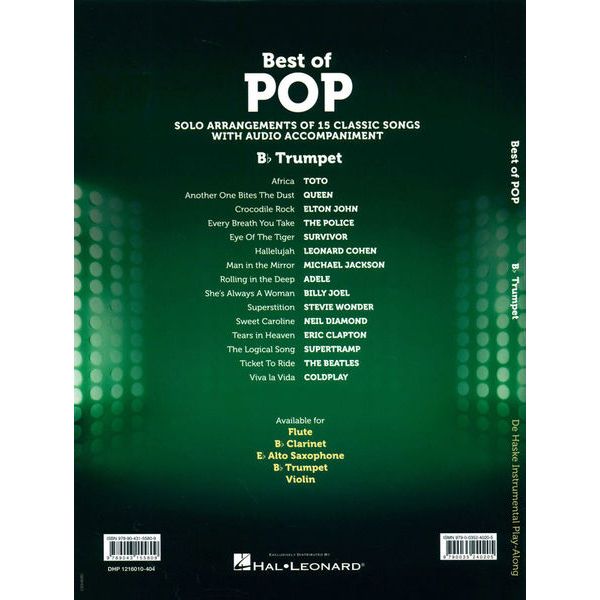 De Haske Best of Pop Trumpet
