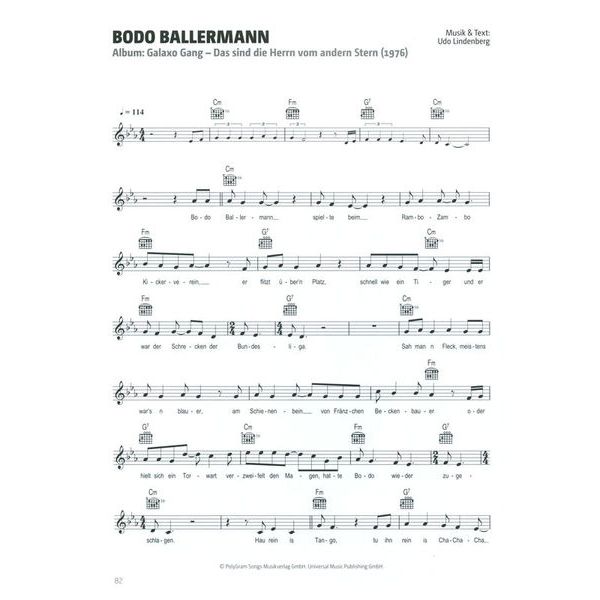 Bosworth Udo Lindenberg Perlensammlung