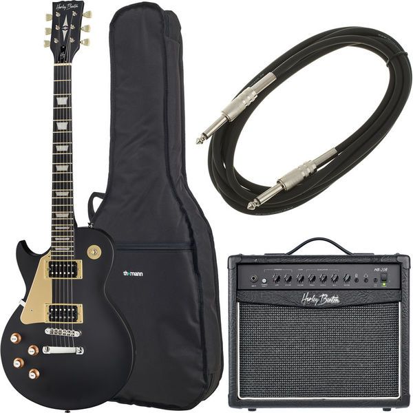 Harley Benton SC-400LH SBK Classic Se Bundle