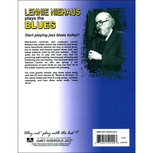 Jamey Aebersold Niehaus Plays The Blues Bb