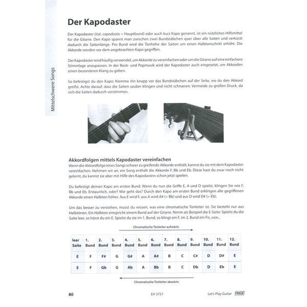 Hage Musikverlag Let's Play Guitar 1