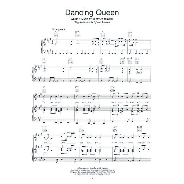 Wise Publications Abba Gold