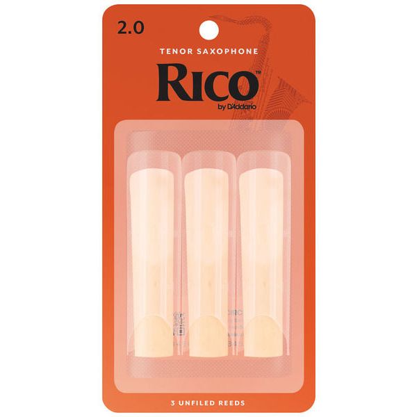 DAddario Woodwinds Rico Tenor Sax 2.0 - 3-Pack
