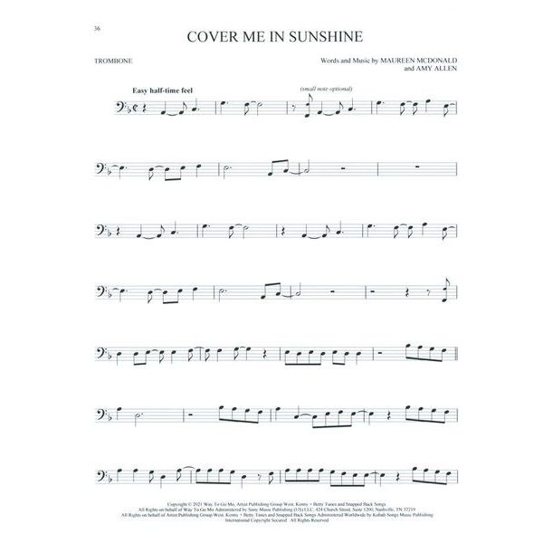 Hal Leonard 101 Top Hits for Trombone