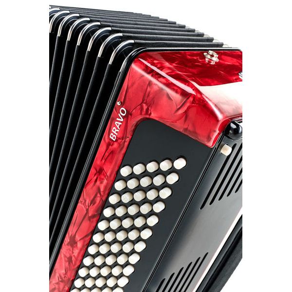 Hohner Bravo II 60 Red silent key