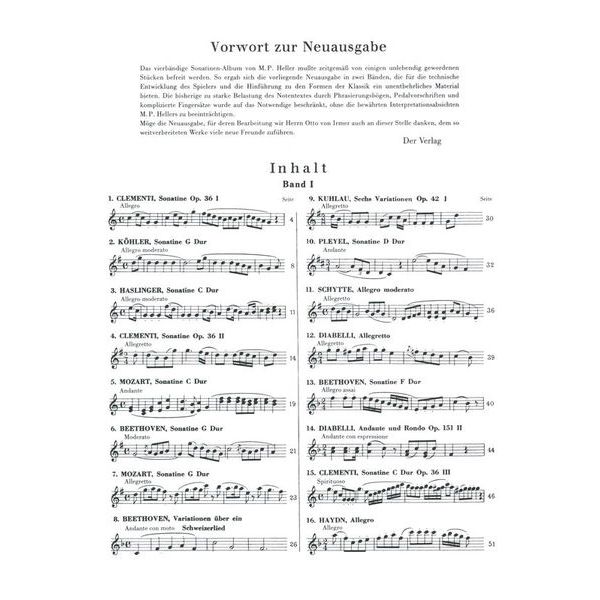 Musikverlag Richard Birnbach Sonatinen-Album 1